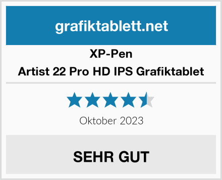 XP-Pen Artist 22 Pro HD IPS Grafiktablet Test