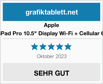 Apple iPad Pro 10.5" Display Wi-Fi + Cellular 6 Test