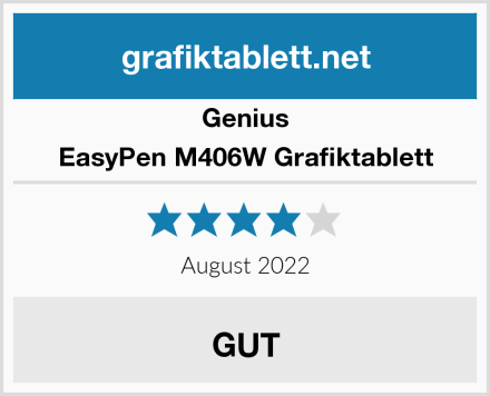 Genius EasyPen M406W Grafiktablett Test