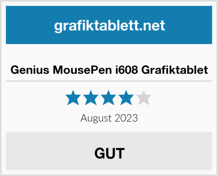  Genius MousePen i608 Grafiktablet Test