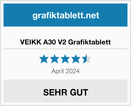 VEIKK A30 V2 Grafiktablett Test